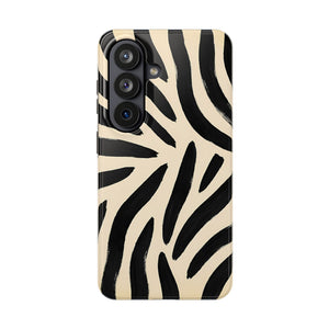 Zebra Print Tough Phone Case