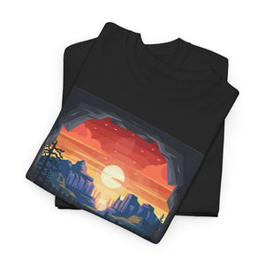 Beautiful landscape, Hike the Grand canyon, Unisex Heavy Cotton Tee