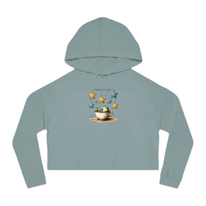 Women’s cropped hooded sweatshirt - sweatshirts