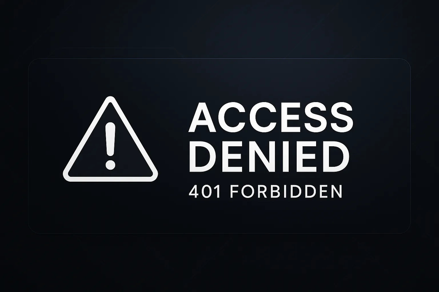 401 Forbidden