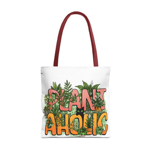 Plantaholic Tote Bag — Cute 'Plant Aholic' Eco Shopper for Plant Lovers