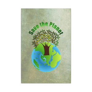 Save the planet, Matte Canvas, Stretched, 0.75"