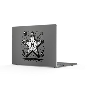 Happy Starfish Matte MacBook Case — Cute Coastal Laptop Cover