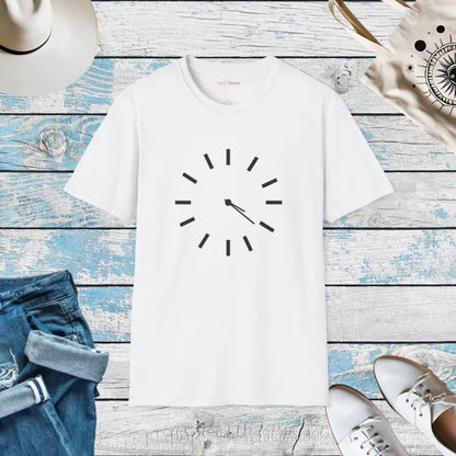 420 O’clock Weed Men’s Unisex Softstyle T-shirt - White / s