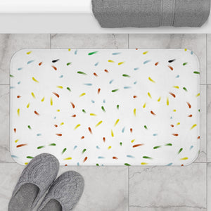 Abstract confetti, Bath Mat