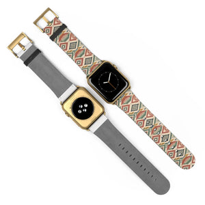 Southwestern Pattern Watch Band — Geometric Aztec Print for Apple Watch