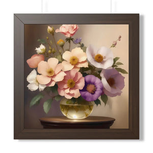 A vase of flower, Framed Vertical Poster