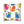 Colorful Cat Pattern Square Pillow Cover — Cute Sunglasses Cats Decorative Throw Pillowcase