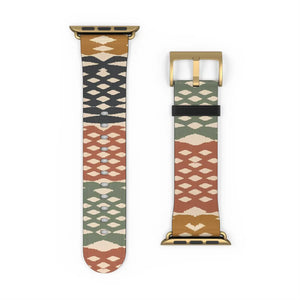 Southwestern Pattern Watch Band — Boho Aztec Apple Watch Strap