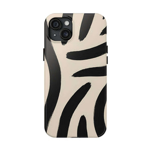 Abstract Zebra Print Phone Case