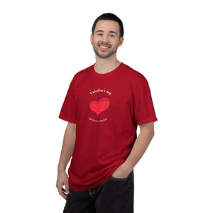 Anti Valentine's Day Cotton Tee - Garment Dyed Comfort - DipaliZ