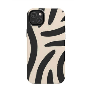 Abstract Zebra Print Phone Case