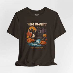 Grand rap-haunts halloween graphic tee - t-shirts