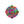 Colorful lotus mandala kiss-cut vinyl decal - home decor decals