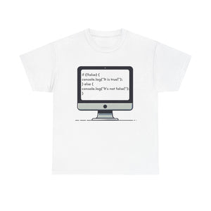 Javascript Programming, Unisex Heavy Cotton Tee