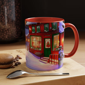 Christmas Winter, Accent Coffee Mug, 11oz
