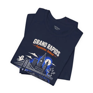 Grand rapids halloween skyline t-shirt - t-shirts