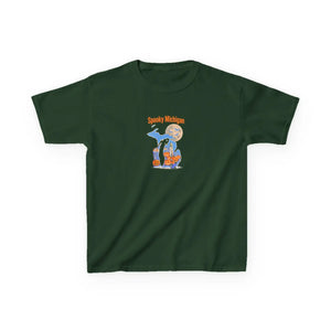 Spooky halloween michigan kids t-shirt - t-shirts