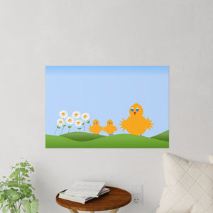 Birds in a meadow, Wall Decals