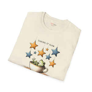 Take time to shine coffee star t-shirt - t-shirts