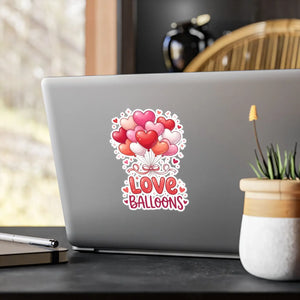 DipaliZ Love Balloons Kiss-cut Vinyl Decals Satin Finish