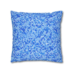 Blue Watercolor Dot Cushion Covers - Ocean Inspired Decor - Dipaliz - Home
