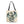 Dragon Woven Tote — Teal Fantasy Dragon Cross-Stitch Style Canvas Bag