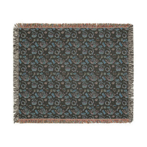 Cozy Mosaic Woven Blanket — Boho Geometric Throw for Living Room & Bedroom