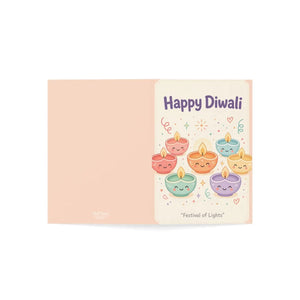 Sample message shown on a DipaliZ personalised Diwali card