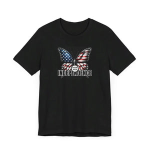 Sustainable Patriotic Butterfly Tee - July 4th - Dipaliz - T-shirts