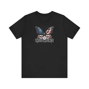 Sustainable Patriotic Butterfly Tee - July 4th - Dipaliz - T-shirts