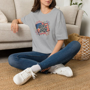 4th of July Celebrate T-shirt - American Flag Fireworks Patriotic Tee - T-shirts