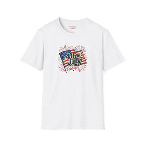 4th of July Celebrate T-shirt - American Flag Fireworks Patriotic Tee - T-shirts