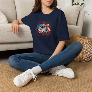 4th of July Celebrate T-shirt - American Flag Fireworks Patriotic Tee - T-shirts