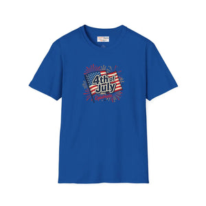 4th of July Celebrate T-shirt - American Flag Fireworks Patriotic Tee - T-shirts