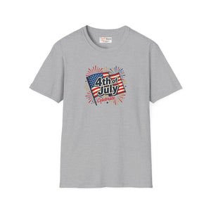 4th of July Celebrate T-shirt - American Flag Fireworks Patriotic Tee - T-shirts