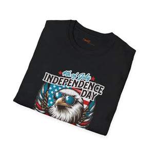 Independence Day Eagle with Glasses Patriotic T-shirt - Dipaliz - T-shirts