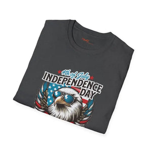 Independence Day Eagle with Glasses Patriotic T-shirt - Dipaliz - T-shirts