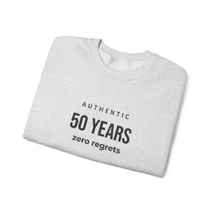 Funny 50th Birthday Crewneck Sweatshirt - Cozy Comfort - Dipaliz - Sweatshirts