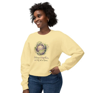 Holding it together encouragement crewneck sweatshirt - sweatshirts