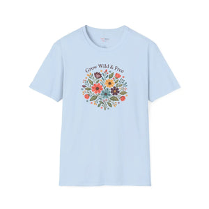 Grow Wild & Free Floral T-Shirt