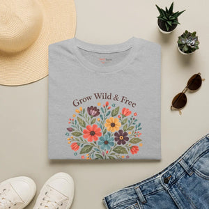 Grow Wild & Free Floral T-Shirt