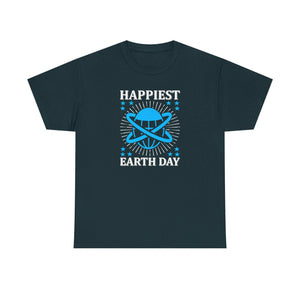 Happiest, Earth Day, Unisex Heavy Cotton Tee