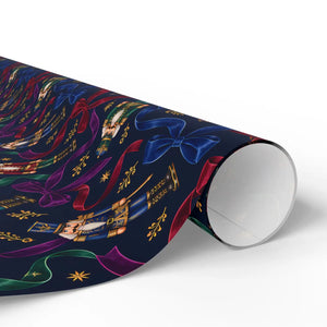 Festive holiday pattern wrapping paper
