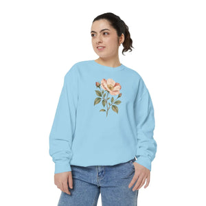 Floral botanical sweatshirt - sweatshirts