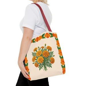 Marigold Bouquet Tote Bag