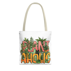 Plantaholic Tote Bag — Cute 'Plant Aholic' Eco Shopper for Plant Lovers