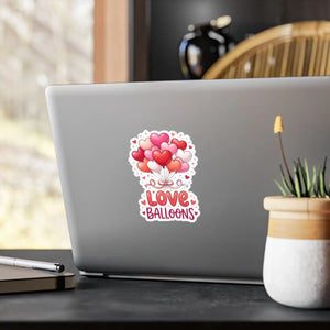 DipaliZ Love Balloons Kiss-cut Vinyl Decals Satin Finish