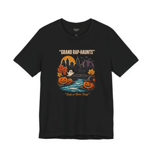Grand rap-haunts halloween graphic tee - t-shirts