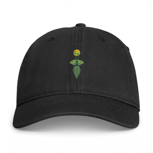 Embroidered Sunflower Dad Hat — Coastal Washed Cap